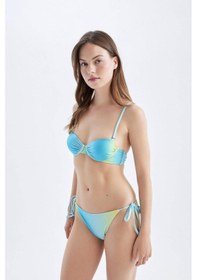 Resim DeFacto Regular Fit Degrade Baskılı Bikini Altı-Fall in Love D2645AX24HSTR111 