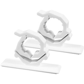 Resim Skycity Balık Olta Mandalı - 2'li Paket Plastik Kıskaç Maks. 2cm Çap Beyaz 