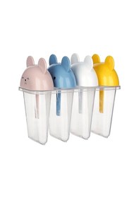 Resim 4'lü Kolay Şekillendirici Sevimli Çocuk Meybuz & Dondurma Kalıbı Ap-9179 Renkli 