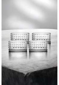 Resim Bianca 4'lü Kristal Cam Kase Çerezlik Seti 460 Ml Şeffaf 