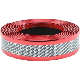 Resim Sones 1m Araç Tamponu Çarpışma Önleyici Şerit, Renk: İki Renkli Kırmızı 3cm 