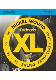 Resim Bas Gitar Tel Seti, Xl, 35-95, Long Scale, Nıckel 