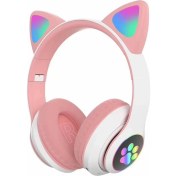 Resim Karler Bass STN28 Kablosuz Kedi Kulaklık - Pembe 13 