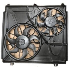 Resim Kıa Sorento- 02/06 Radyatör Fan Davlumbazı Ve Klima Fan Davlumbazı (7+7 Kanat) 25380-3E600 