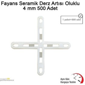 Resim Fayans Seramik Derz Artısı Oluklu 4 MM 500 Adet N11.421 