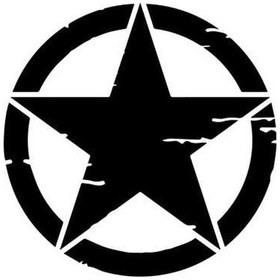 Resim Eskitilmiş Desenli Yıldız Mini Sticker Etiket Modeli 16 Cm 