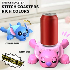 Resim Disney Stitch Yıldız Şekilli Bardak - Isıya Dayanıklı Plastik, Eğlenceli Masa Dekoru Stitch ve Melek Tasarımları ile, Cadılar Bayramı, Şükran Günü ve Daha Fazlası için Mükemmel Tatil Hediyesi, Sevimli Bardaklar 