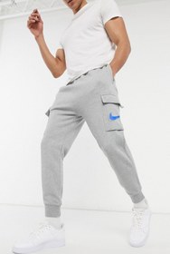 Resim Nike Sportswear Fleece Cargo Pant Şardonlu Eşofman Altı Gri 