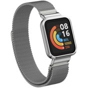 Resim Xiaomi Redmi Watch Mi Watch Lite Uyumlu Krd-58 Metal Zore Kordon-pembe 