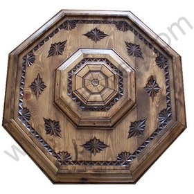 Resim Neiwel Osmanlı Sekizgen Oymalı Tavan Göbeği 