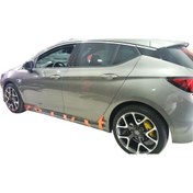 Resim Opel Astra K 2016 Sonrası Opc Yan Marşpiyel Seti (Plastik) 