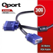 Resim QPORT Q-VGA30 30MT VGA KABLO 