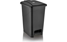 Resim 15 Litre Slim Pedallı Banyo Mutfak Çöp Kovası, Şık ve Pratik Kullanım 