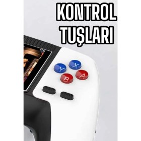 Resim Gamepad 520 Retro Oyunlu Taşınabilir El Konsolu Atari - F664K076-U93664 