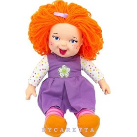 Resim Lahana Saçlı Gökkuşağı Bebek 45 cm Turuncu 