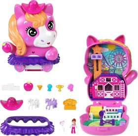 Resim Polly Pocket Midilliyle Rodeo Heyecanı Mikro Oyun Seti JCR39 