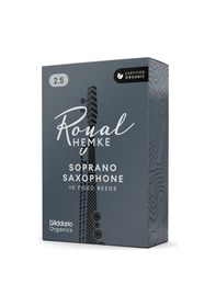 Resim D'addario Rhkp10ssx250 Frederick Hemke Soprano Saksafon Kamışı No: 2.5 Profesyonel - 10'lu Paket Kısa Vamp Ve Fransız Kesim Filed , Koyu Ve Zengin Tını 