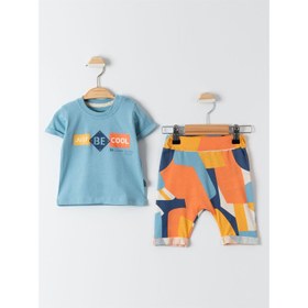 Resim Miniworld Erkek Bebek Takım 6-18 Ay Mavi 