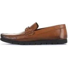 Resim Bueno Shoes Taba Deri Erkek Loafer 21MA96 