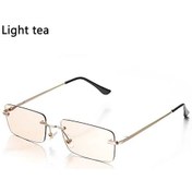 Resim Gootrades Lüks Retro Dikdörtgen Kadın Güneş Gözlüğü Uv400 Yaz Tonlarıgümüş51gri Gri 