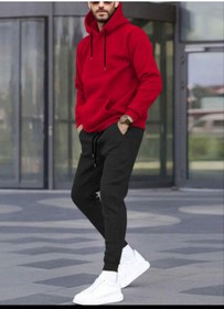 Resim classy moda Eşofman Takımı - 2lü - Alt-üst - Kapüşonlu - 3 Iplık Şardonlu - 