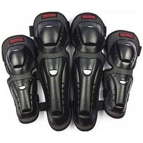 Resim Jokmae Siyah 4 Parça Motosiklet Diz-dirseklik Koruma Seti Diğer 