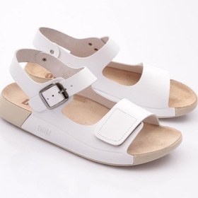 Resim Dgn P28 Kadin Çift Bantli Sandalet P28-1512-R0198 Beyaz 