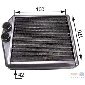 Resim MAHLE-KNECHT AH6000S Kalorifer Radyatörü Corsa.C-Combo 