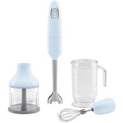 Resim Smeg 50's Style Retro Mavi El Blender Seti hbf03pbeu 