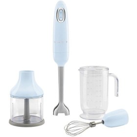 Resim Smeg 50's Style Retro Mavi El Blender Seti hbf03pbeu 