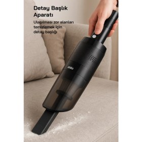 Resim Sinbo SVC-8631 Şarjlı El Süpürgesi - 220 W Güç Değeri ile Siyah Kompakt Tasarım 
