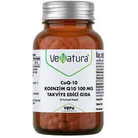 Resim Venatura CoQ-10 Koenzim Q10 100 mg Takviye Edici Gıda 30 Kapsül 