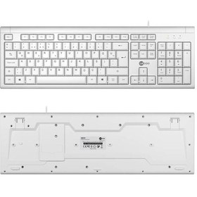 Resim Lenovo Lecoo Kb101 Usb Kablolu Beyaz Türkçe Q Klavye 