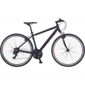 Resim Salcano City life 21s Şehir ve Gezi Bisikleti V Fren 28 Jant 18" Kadro Full Shimano siyah kırmızı 