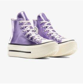 Resim Converse Chuck Taylor All Star Lift Double Stack Unisex Mor Sneaker A15163c Mor 