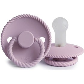 Resim Frıgg Rope Silikon Emzik - Soft Lilac 6-18 Ay Mor 