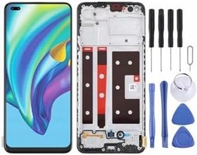 Resim Oppo Reno 4 Lite Uyumlu Lcd Ekran Dokunmatik Full Çıtalı TFT CPH2125 