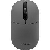 Resim Everest SMW-384 USB Gri 2.4ghz Kablosuz Mouse Wireless Mouse Ultra Premium Süper Sessiz 