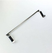 Resim FırsatYeri Dolap Kapağı Metal Askılık Paslanmaz Krom Kaplama Havlu Askısı 