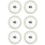 Resim Olivos Pasta Tabağı 6lı Set 19 Cm Ovs0002 The Mia