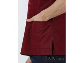 Resim Cici Forma Zarf Yaka Bordo Erkek Üst 