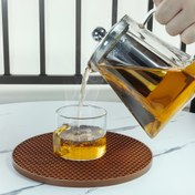Resim 1 Adet 350/550/750ml Cam Demlik ve Süzgeçli, Isıya Dayanıklı Kalınlaştırılmış Çay Demleme ve Demlendirme İçin Ev Tipi Çay Takımı 