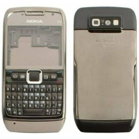 Resim nostaljikcep Nokia E71 Kasa Kapak Ve Tuş Takımı,metal 