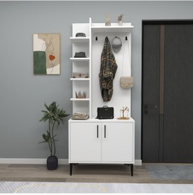 Resim Arnetti Askılı Julendor Portmanto,beyaz 