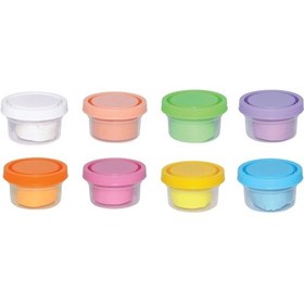 Resim 8'li Silindir Oyun Hamur Seti 168 Gr. - Oyun Hamuru Seti - Hamur Setleri - Hamur Kalıpları Renkli 