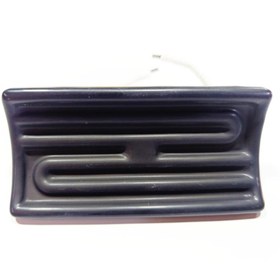 Resim SERN İnfrared Seramik Isıtıcı Rezistans KONKAV 122X60mm 400W 230V Siyah Renk HSC Model 