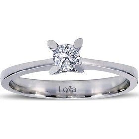 Resim Lova F Renk 0,24 Karat Pırlanta Tektaş Yüzük - 1050042 
