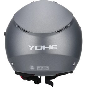 Resim Yohe Motosiklet Kaskı 852-MATT-SOLID-TITANIUM 