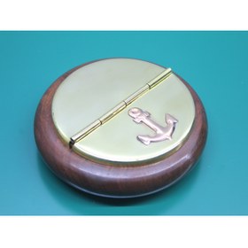 Resim rafiel Ahşap Pirinç Çapalı Küllük 