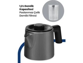 Resim Goldmaster Antrasit Elektrikli Mutfak Çeyiz Seti 2 li Evlilik Paketi 